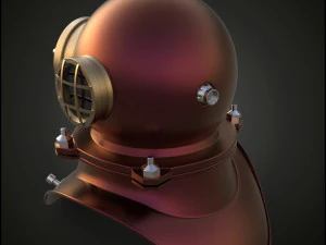 casque de plong&eacute;e Modèle 3D