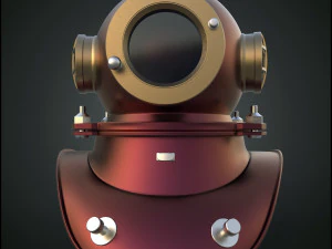 casque de plong&eacute;e Modèle 3D