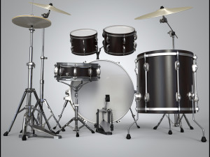 drums set 3D Model