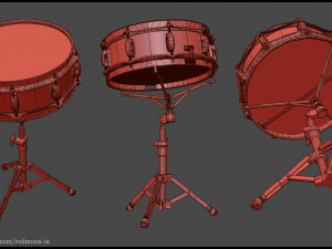 drums set Modelo 3D