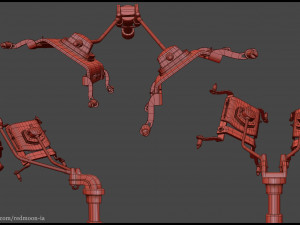 drums set Modelo 3D