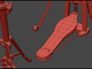 drums set Modelo 3D
