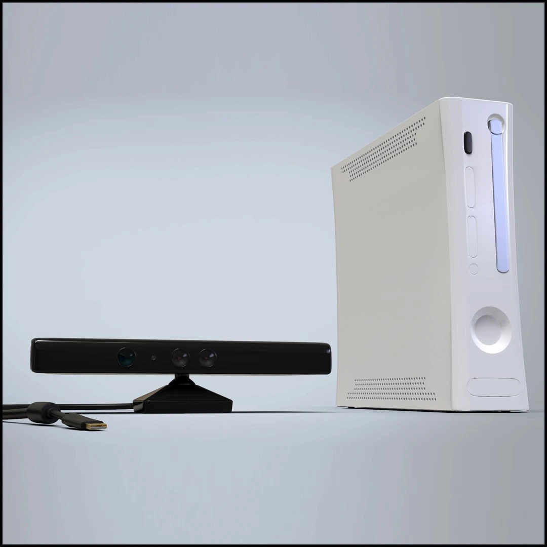 360 xbox - kinect 3D Model .c4d .max .obj .3ds .fbx .stl .blend 
