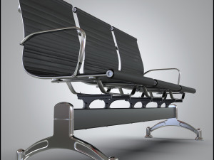 Waiting chair Modèle 3D