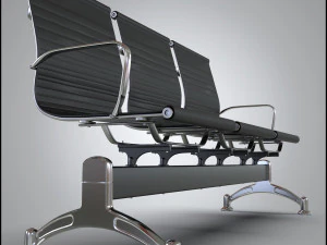 Sedia d'attesa Modello 3D