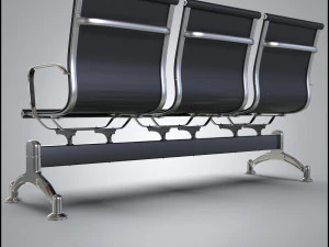 Sedia d'attesa Modello 3D