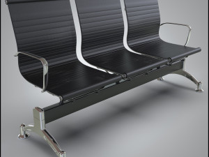Waiting chair Modèle 3D