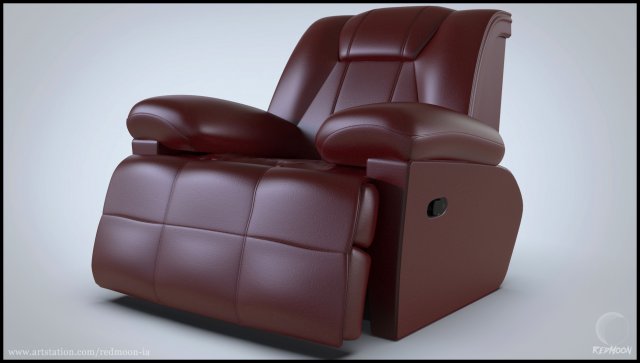 sofa bed Modelo 3D .c4d .max .obj .3ds .fbx .stl .blend 