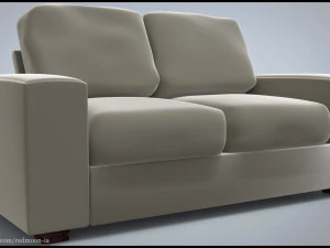 canapé en tissu Modèle 3D