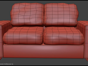 fabric sofa 3D Model