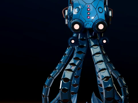Octopus burg 3D Model