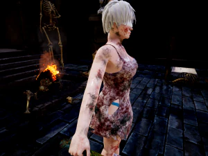 female rigged game ready 3D Model