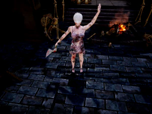 female rigged game ready 3D Model