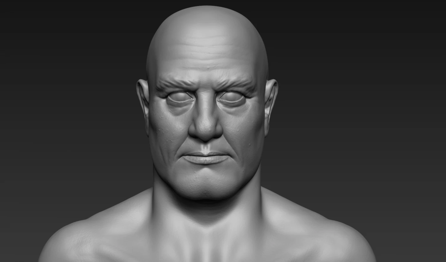 high poly male head 3D Model .c4d .max .obj .3ds .fbx .stl .blend