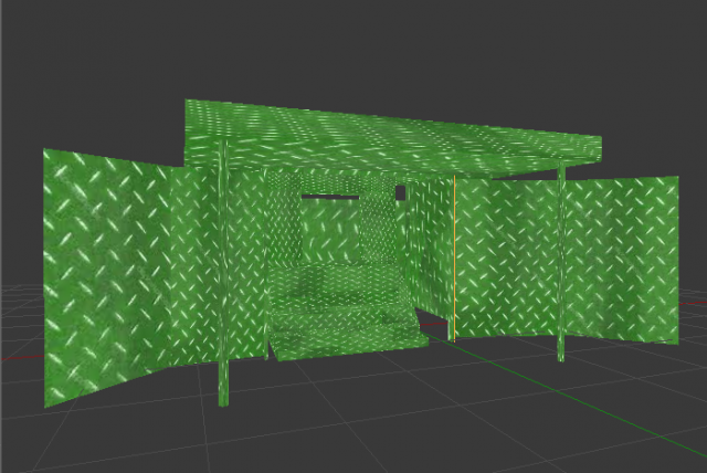 newspaper stand-puesto de diario Modelo 3D .c4d .max .obj .3ds .fbx .stl .blend