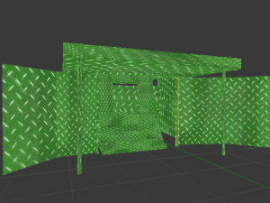 newspaper stand-puesto de diario 3D मॉडल