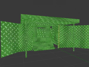 报纸摊-puesto de diario 3D 模型