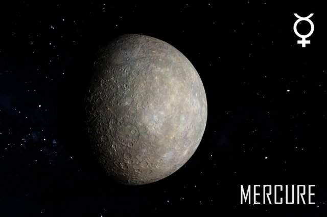 planet---mercure 8k 3D Model .c4d .max .obj .3ds .fbx .stl .blend 