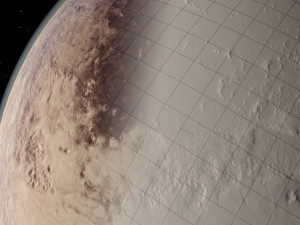 planet dwarf---pluto 8k Modelo 3D