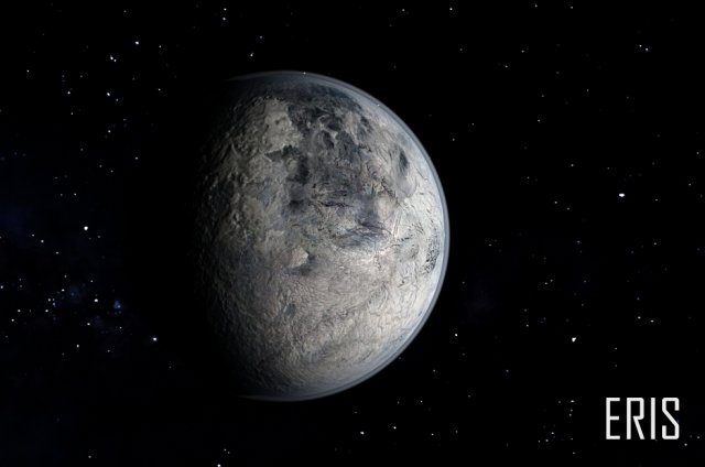 dwarf planet---eris 4k 3D Model .c4d .max .obj .3ds .fbx .stl .blend 
