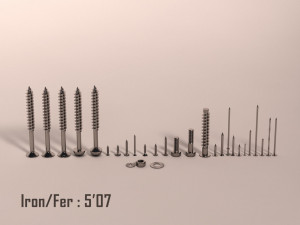 screws and nails---hd 3D Model