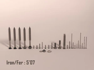 screws and nails---hd 3D Model
