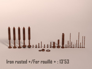 screws and nails---hd 3D Model