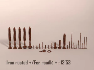 screws and nails---hd 3D Model