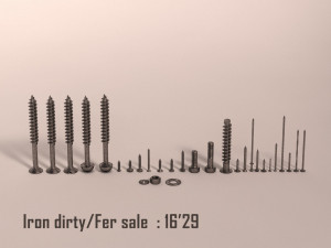 screws and nails---hd 3D Model