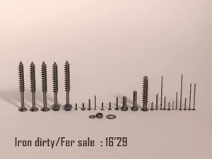 screws and nails---hd 3D Model