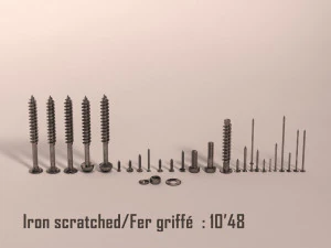 screws and nails---hd 3D Model