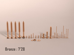 screws and nails---hd 3D Model