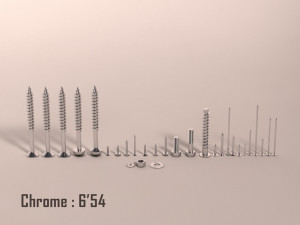 screws and nails---hd 3D Model