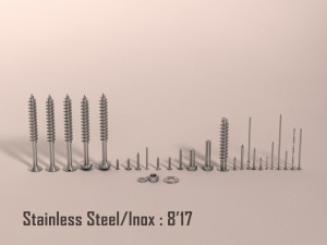 screws and nails---hd 3D Model