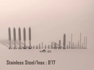 screws and nails---hd 3D Model