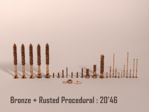 screws and nails---hd 3D Model
