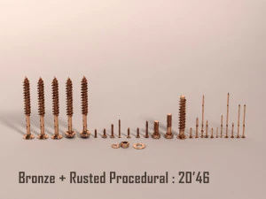screws and nails---hd 3D Model