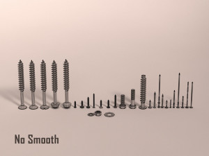 screws and nails---hd 3D Model