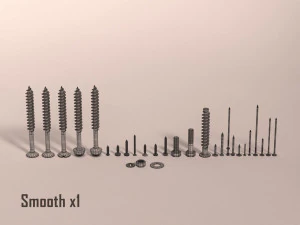 screws and nails---hd 3D Model