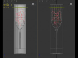 design-glass champagne 3Dモデル