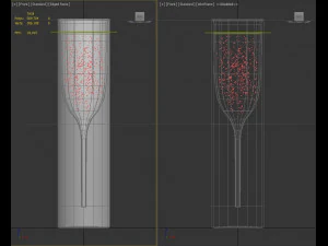 design-glass champagne 3D Model