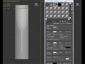design-glass champagne 3D Model