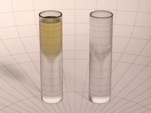 design-glass champagne 3Dモデル