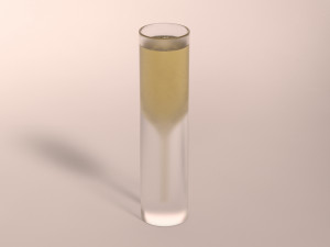 design-glass champagne 3Dモデル