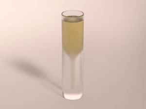 design-glass champagne 3D Model