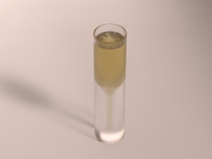 design-glass champagne 3Dモデル