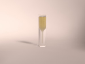 design-glass champagne 3Dモデル