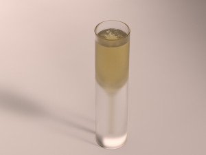 design-glass champagne 3Dモデル
