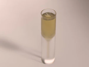 design-glass champagne 3D Model