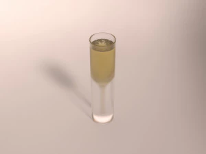 design-glass champagne 3D Model